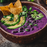 purple black bean soup recipe