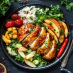 apple and honey-glazed chicken tenders recipe
