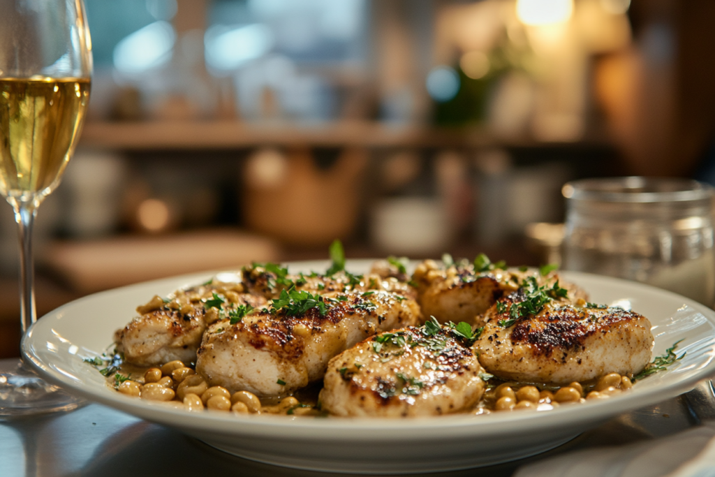 chicken with peanut butter -recipe