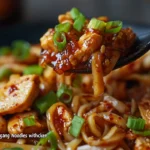 Saucy Gochujang Noodles with Chicken