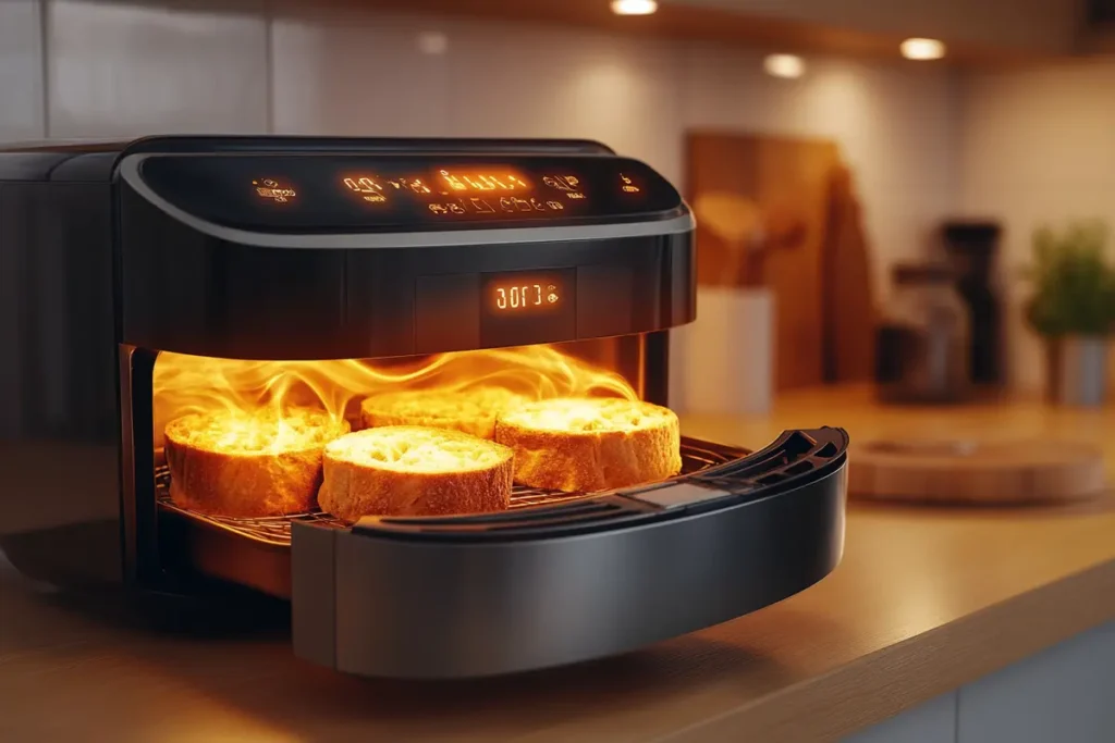 Air Fryer Frozen Garlic Bread recipe