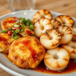 fishcakes and scallops stir fry recipe
