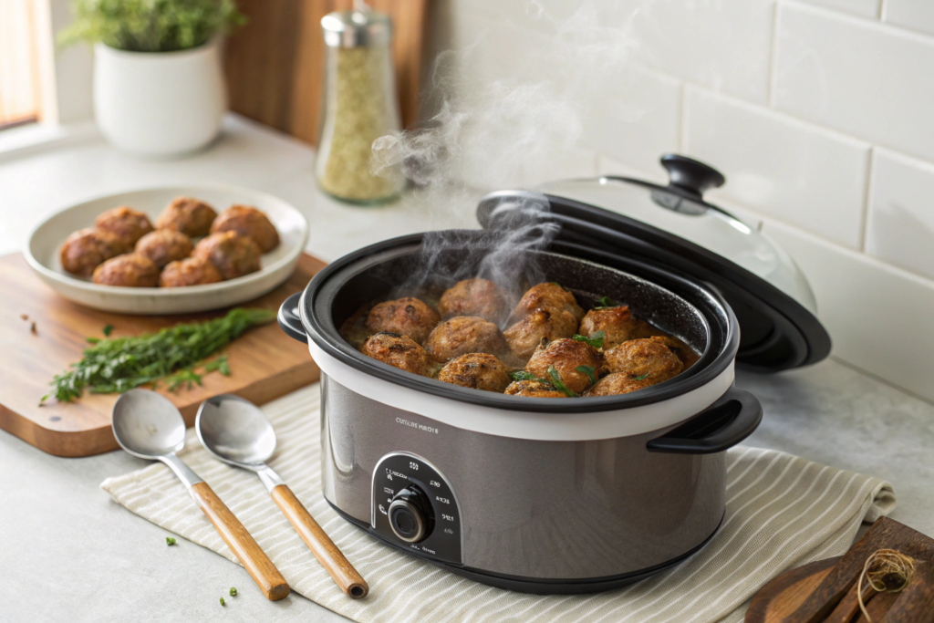 Crock-Pot Meatballs: A Simple, Delicious, and Flavorful Meal
