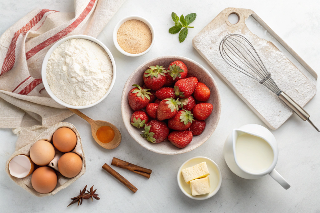 Bakery-Style Strawberry Muffins That Are Bursting with Fresh Flavor
