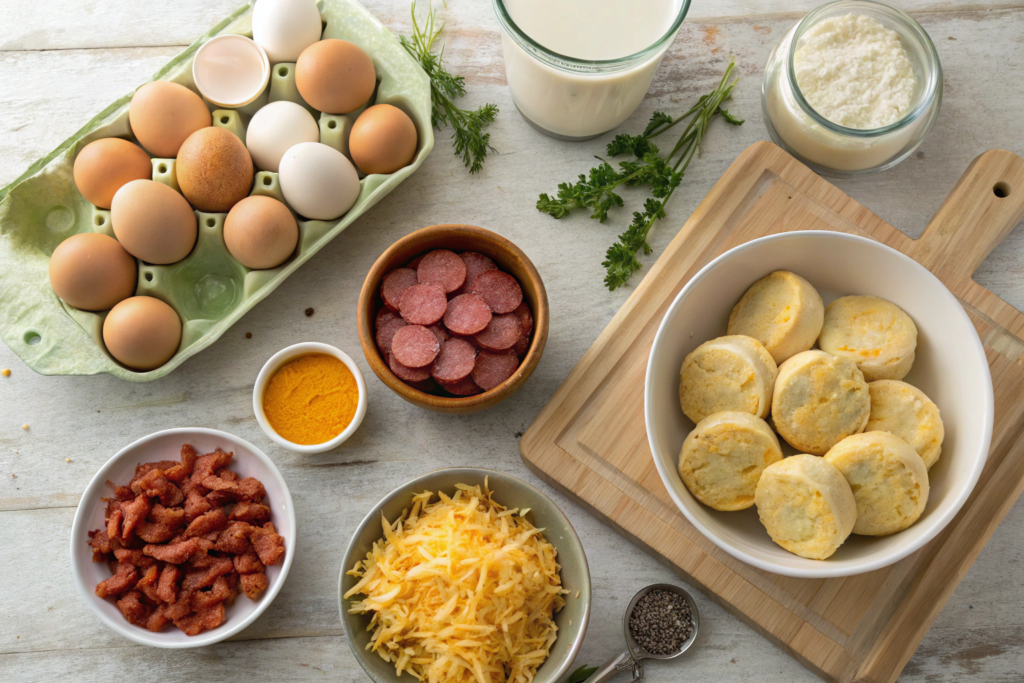 Easy Biscuit and Egg Casserole Recipe – The Perfect Breakfast Dish