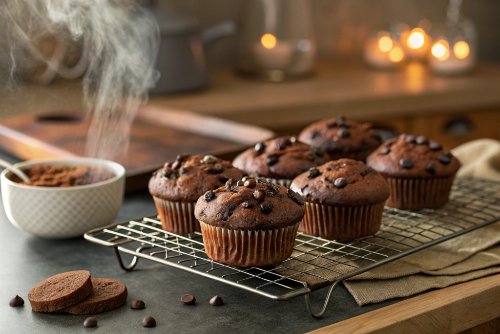 Ultra Moist Triple Chocolate Muffins That’ll Satisfy Every Sweet Tooth