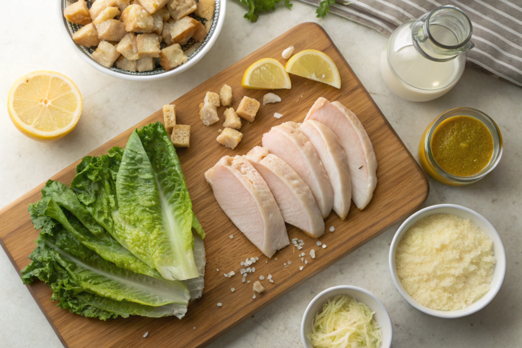 Delicious Chicken Caesar Salad 