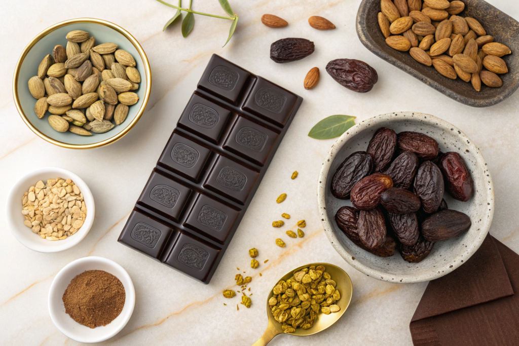 Delicious Dubai Chocolate Bar Recipe with Dates and Nuts