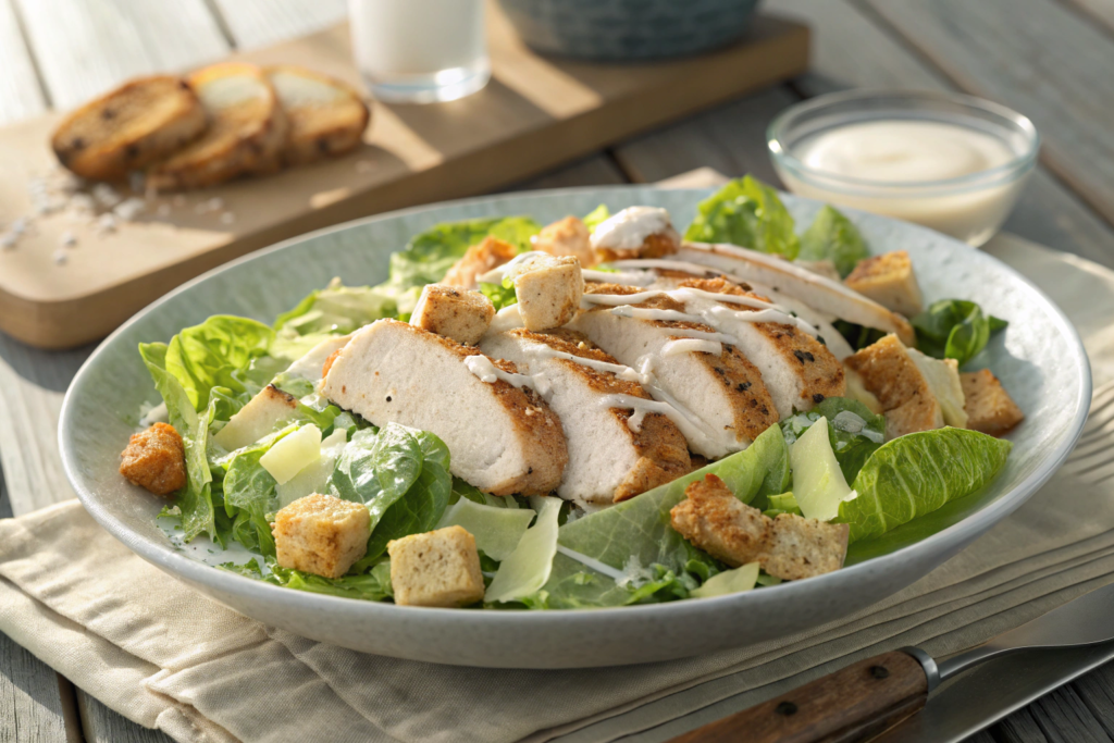 Delicious Chicken Caesar Salad 