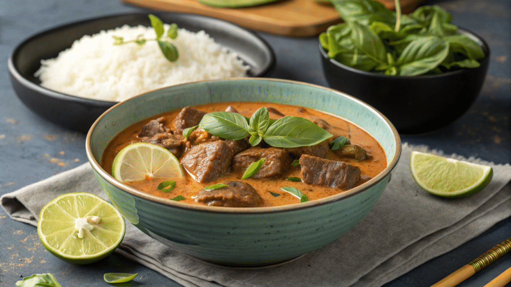 Creamy Thai Red Curry Beef Recipe – A Cozy, Flavorful Weeknight Favorite