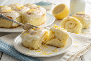 Soft Lemon Rolls with Creamy Frosting (The Perfect Breakfast Treat)