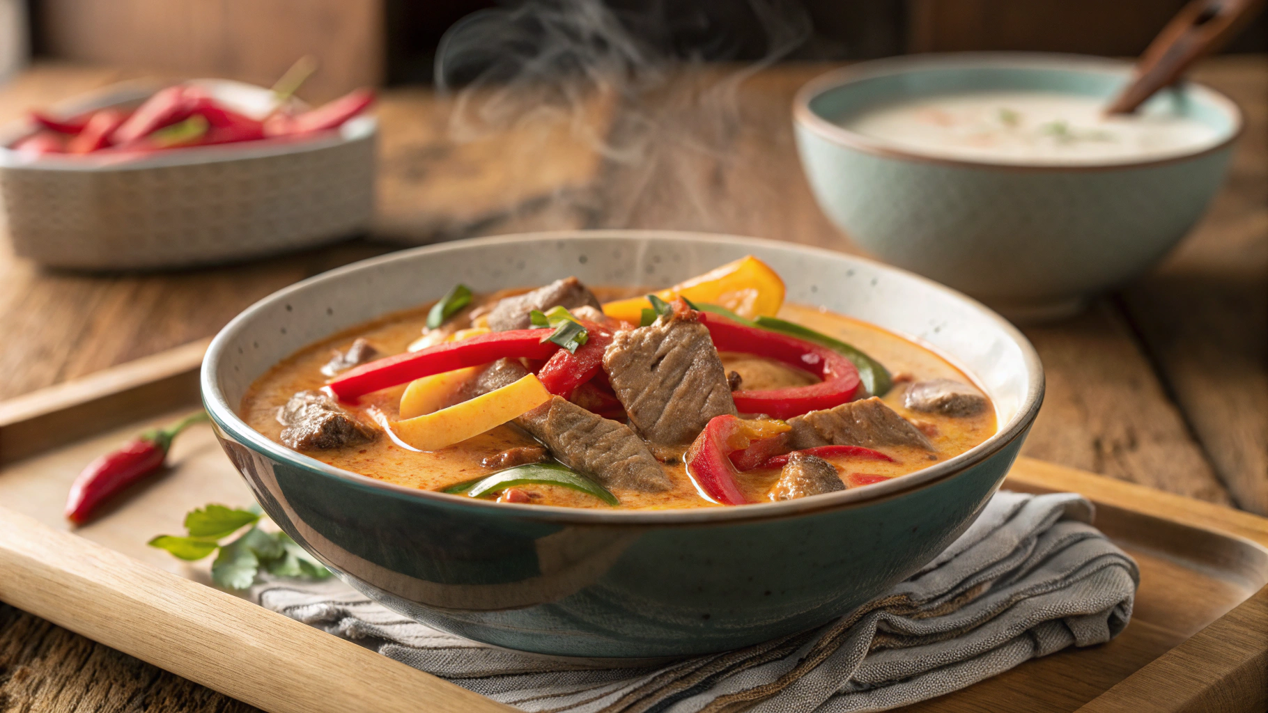 Creamy Thai Red Curry Beef Recipe – A Cozy, Flavorful Weeknight Favorite