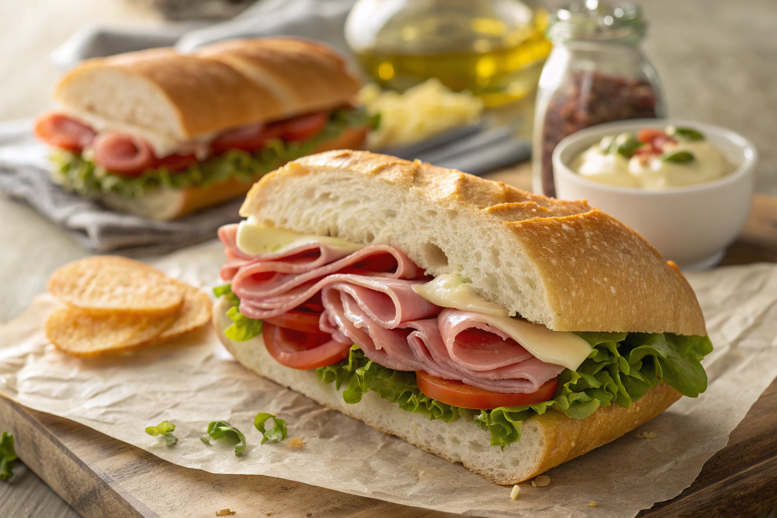 Ham & Swiss Hoagie – A Classic Deli Sandwich Done Right
