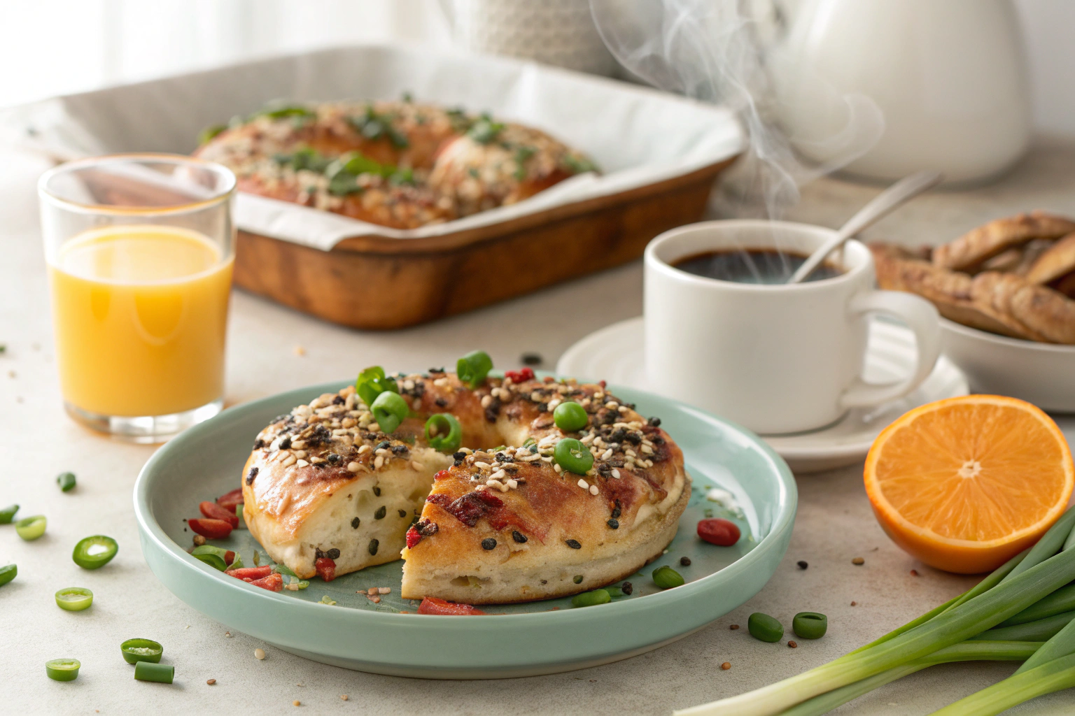 Loaded Everything Bagel Bake Recipe – The Ultimate Savory Breakfast Casserole