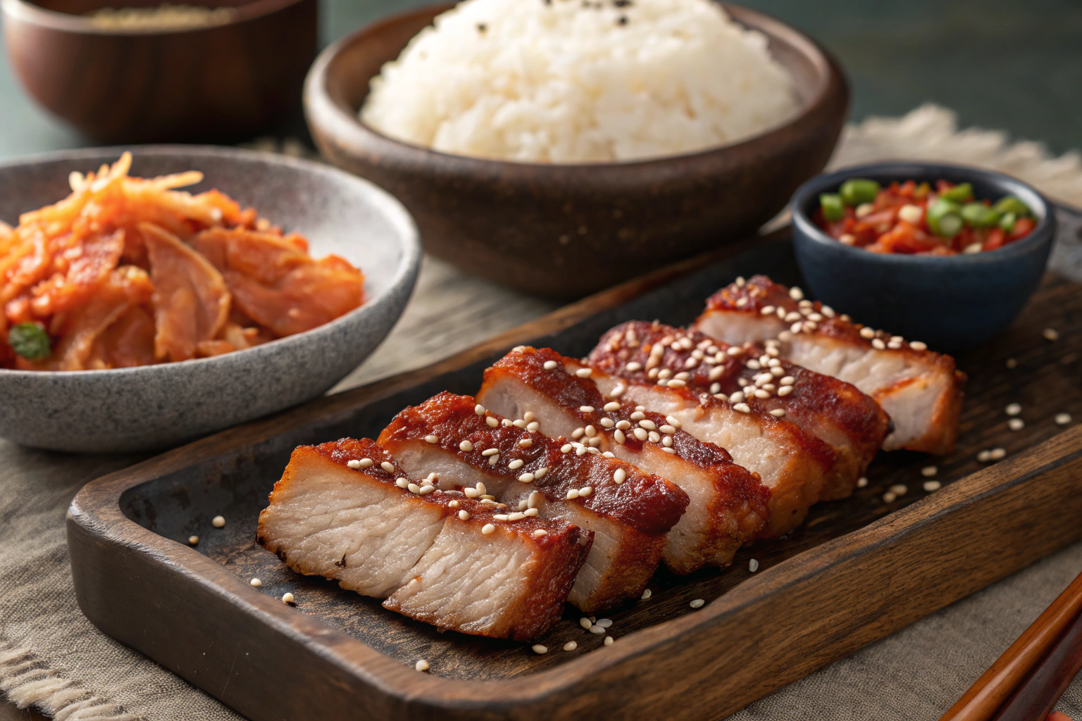 Crispy Korean Pork Belly Recipe – Sweet, Spicy & Oven-Roasted