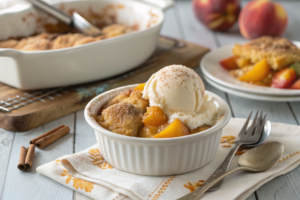 Classic Peach Cobbler Recipe: Warm, Buttery, and Perfectly Sweet