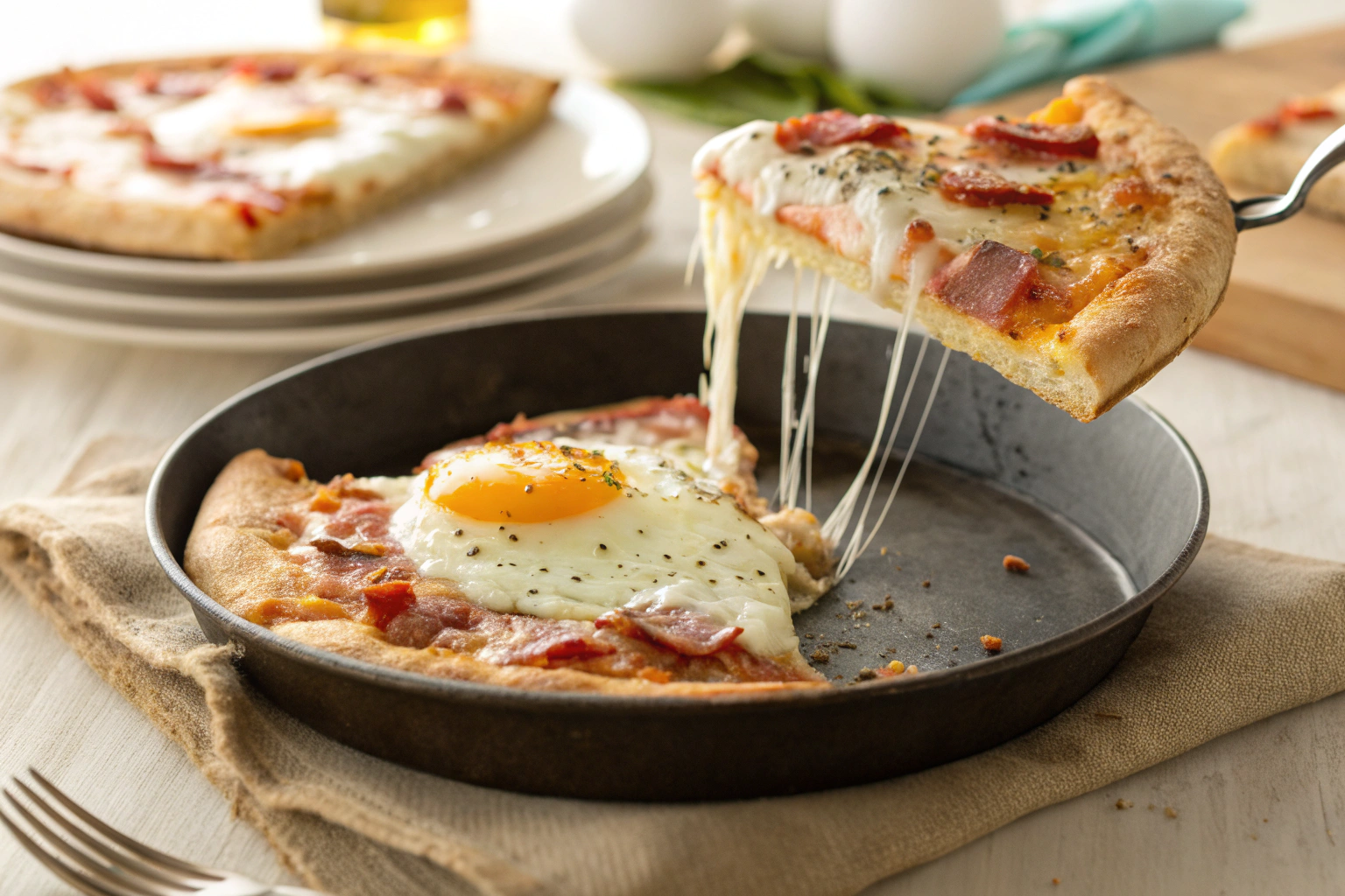 Breakfast Pizza Recipe: Classic Morning Favorites on a Crispy Crust