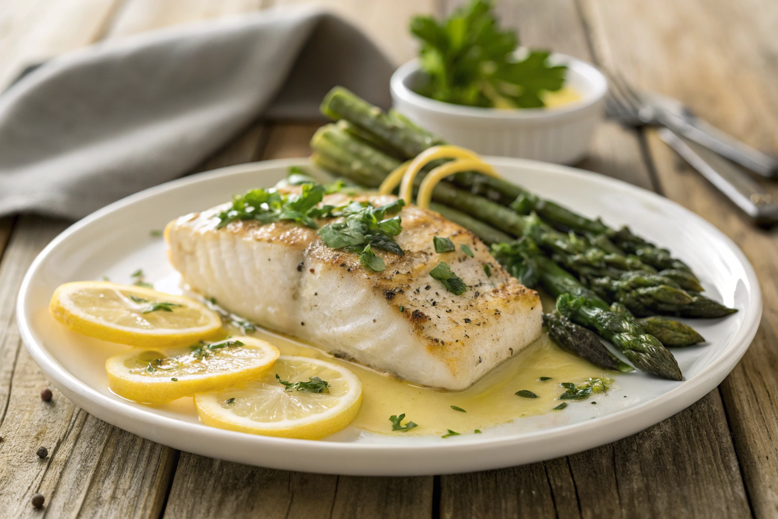 Baked Halibut with Lemon Recipe – Light, Flaky & Flavorful Dinner