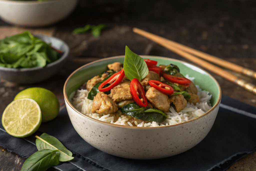 Fragrant Thai Basil Chicken Recipe – Easy 20-Minute Stir-Fry