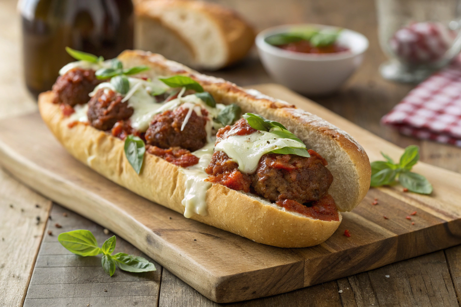 Meatball Sub Recipe – Juicy Homemade Meatballs on Toasted Hoagie Rolls