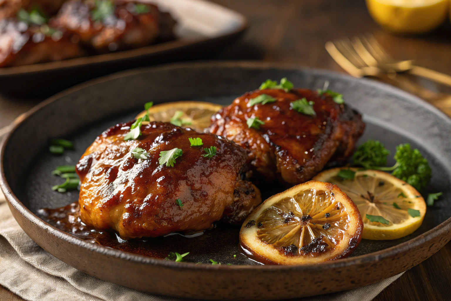 Sweet Bourbon Glazed Chicken Recipe – Sticky, Smoky, and Juicy Perfection