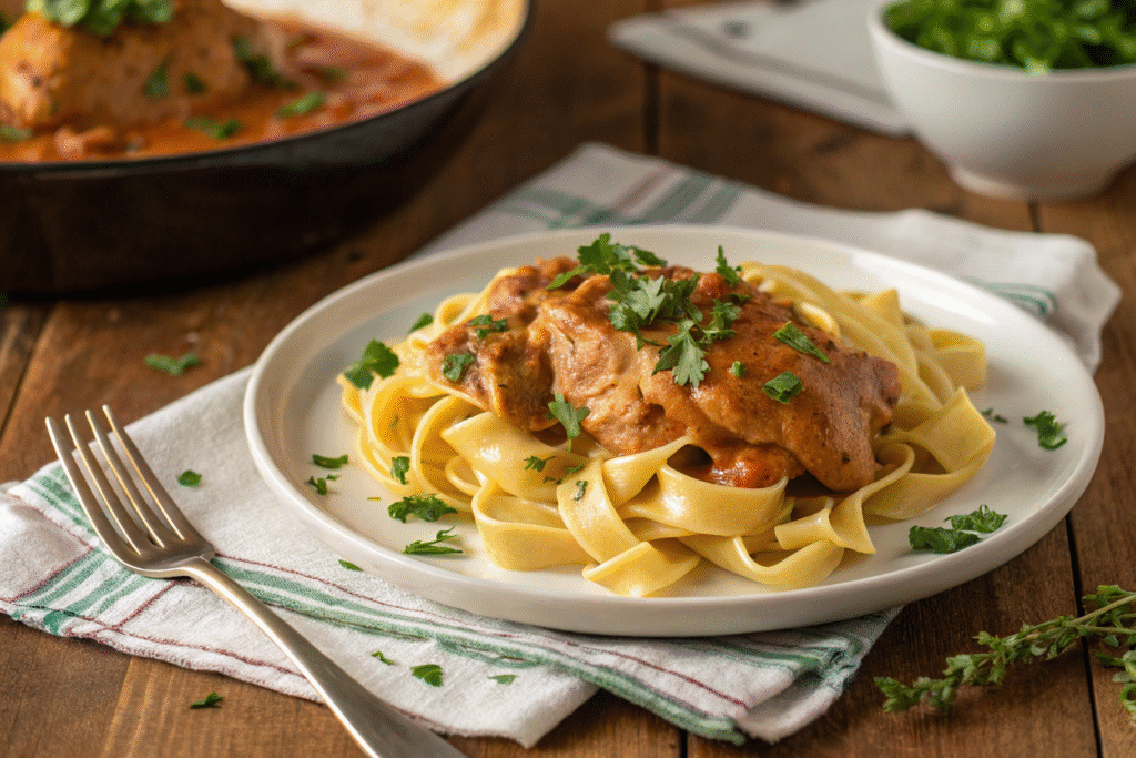 Authentic Chicken Paprikash Recipe – Creamy Hungarian Comfort Food