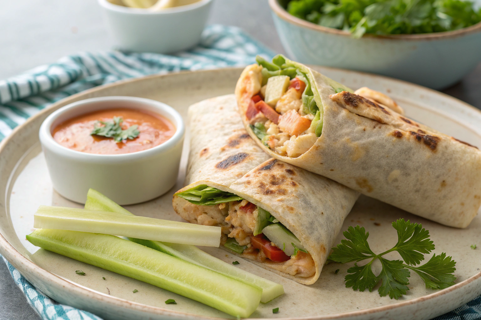 Spicy Buffalo Veggie Wraps Recipe – Crispy, Tangy, and Flavorful