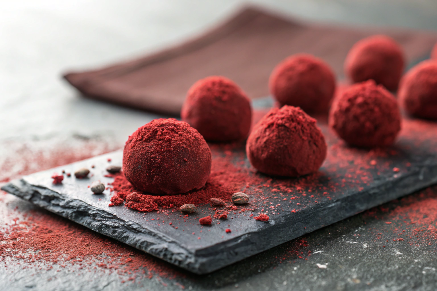 Velvety Red Cocoa Truffles Recipe – Elegant, Creamy & Irresistible