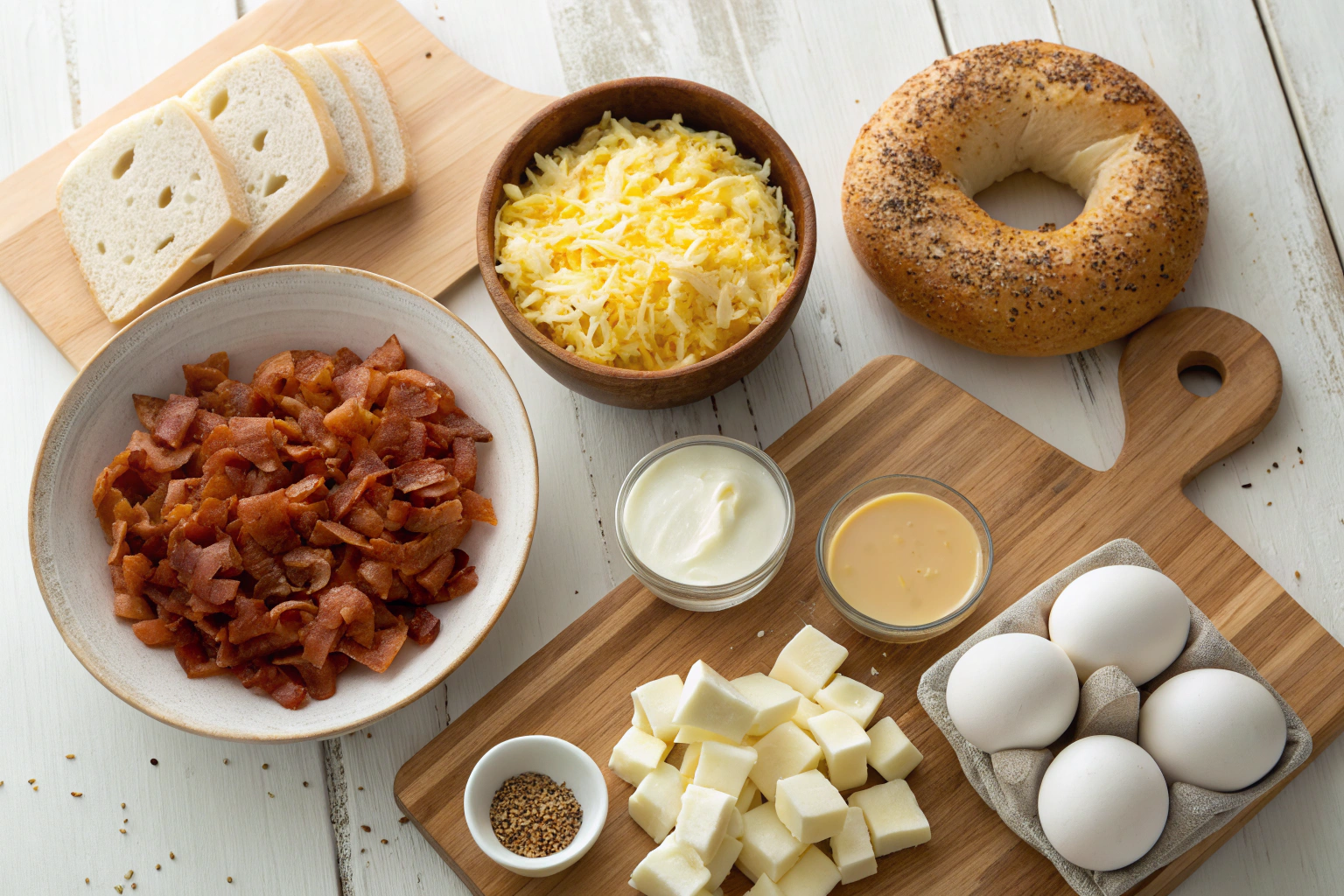 Loaded Everything Bagel Bake Recipe – The Ultimate Savory Breakfast Casserole