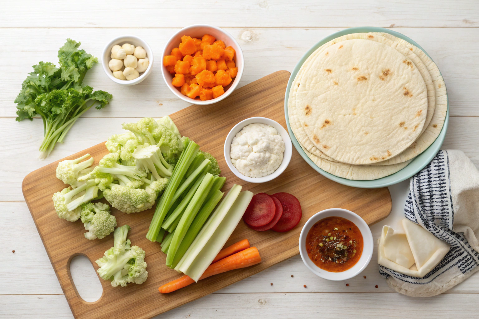 Spicy Buffalo Veggie Wraps Recipe – Crispy, Tangy, and Flavorful