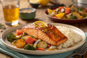 Honey Bourbon Salmon Recipe – Sweet, Savory, and Glazed to Perfection