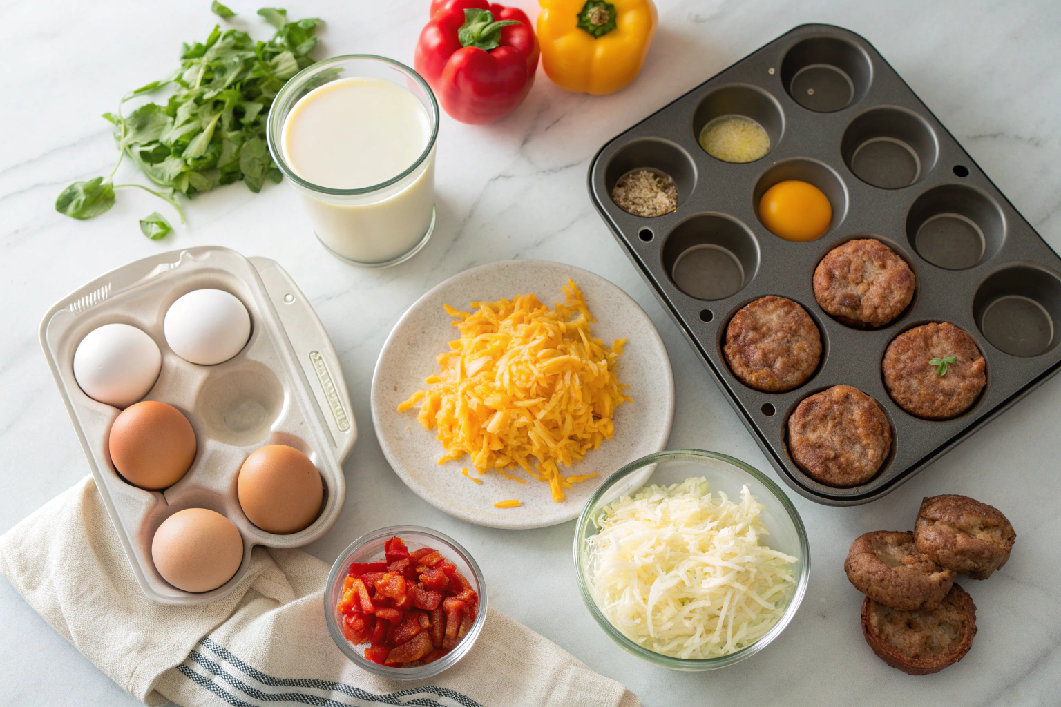 Sausage Egg Muffins Recipe – Easy, Protein-Packed Breakfast