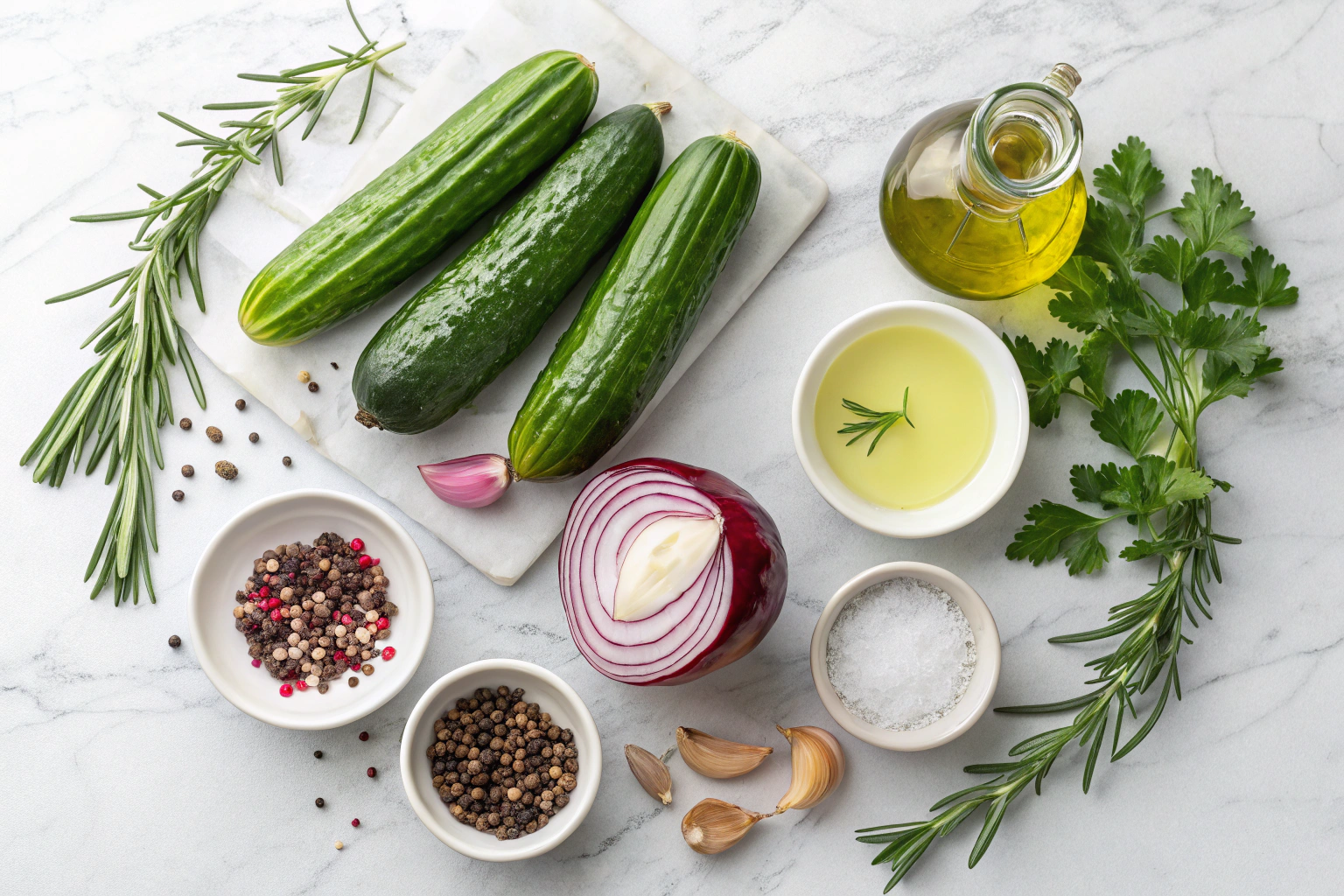 Fresh Cucumber Salad Bowl – Crisp, Cool, and Flavor-Packed