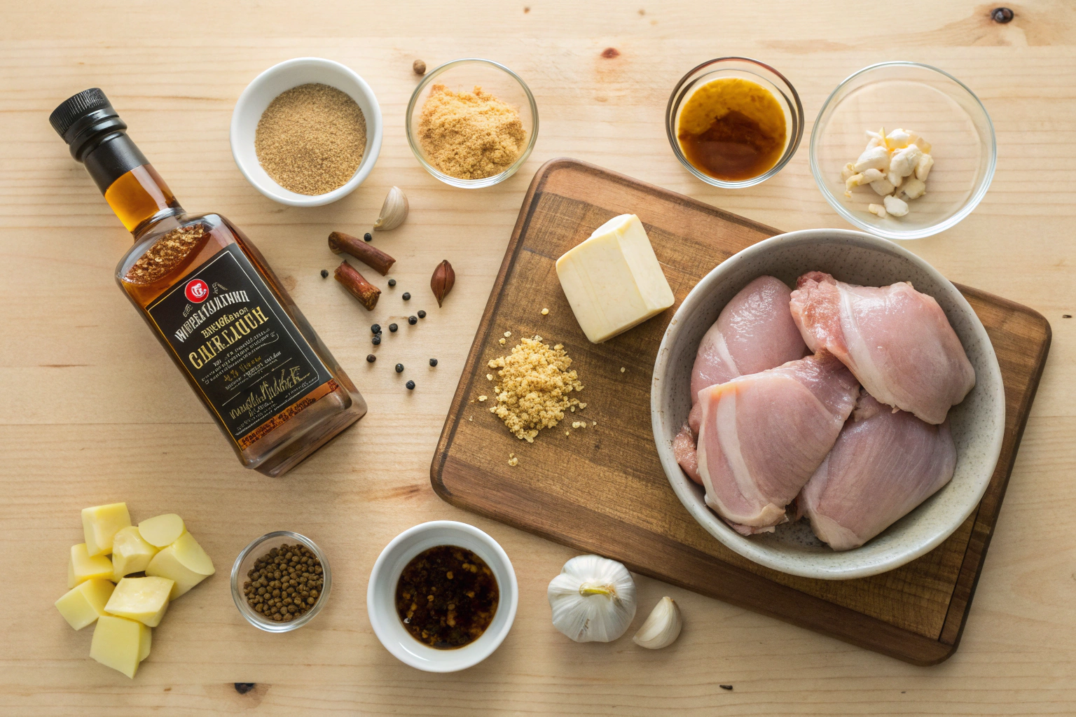 Sweet Bourbon Glazed Chicken Recipe – Sticky, Smoky, and Juicy Perfection