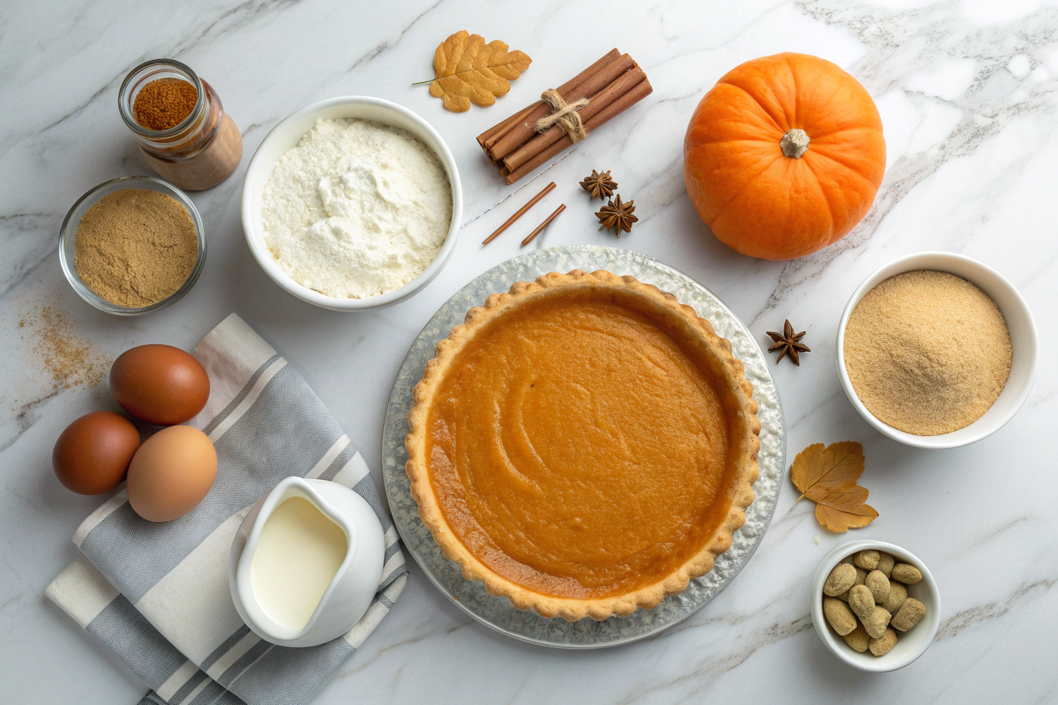 Classic Pumpkin Pie with Buttery Homemade Crust — A Fall Favorite