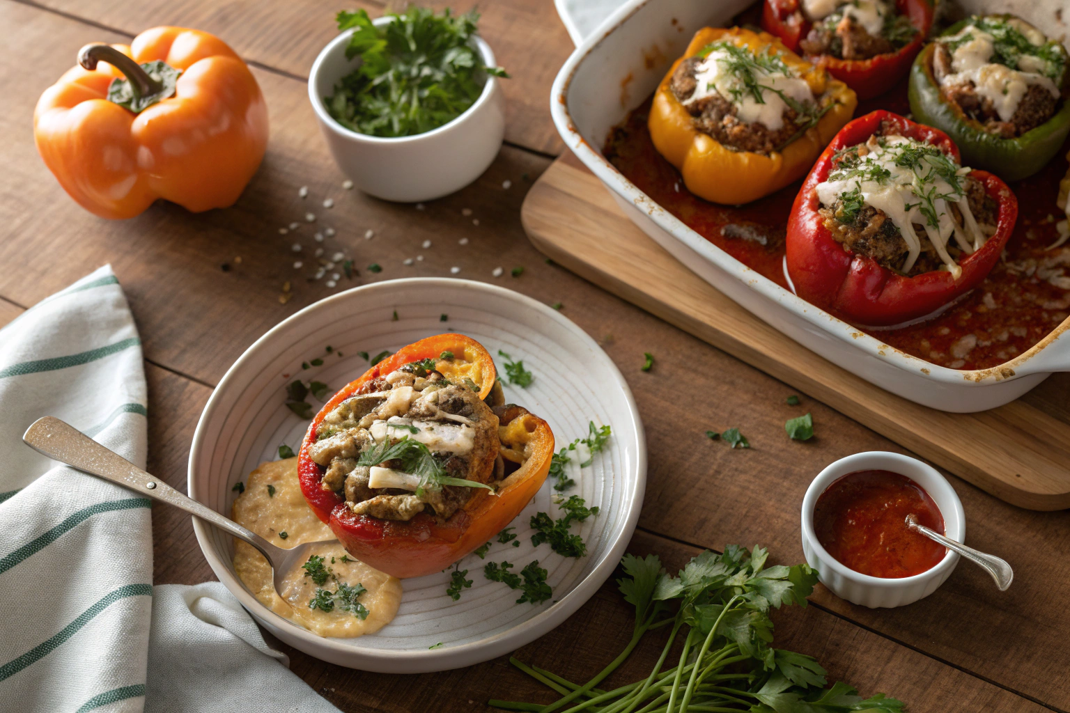Stuffed Bell Peppers: A Comforting and Flavorful Dinner Classic