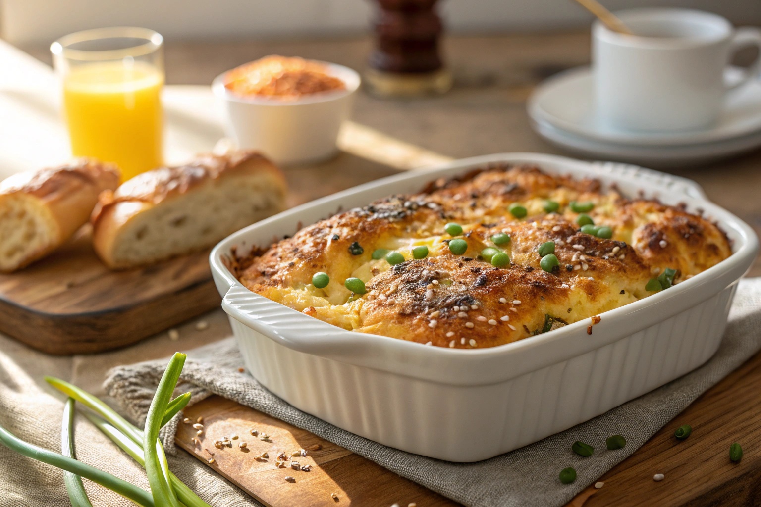 Loaded Everything Bagel Bake Recipe – The Ultimate Savory Breakfast Casserole