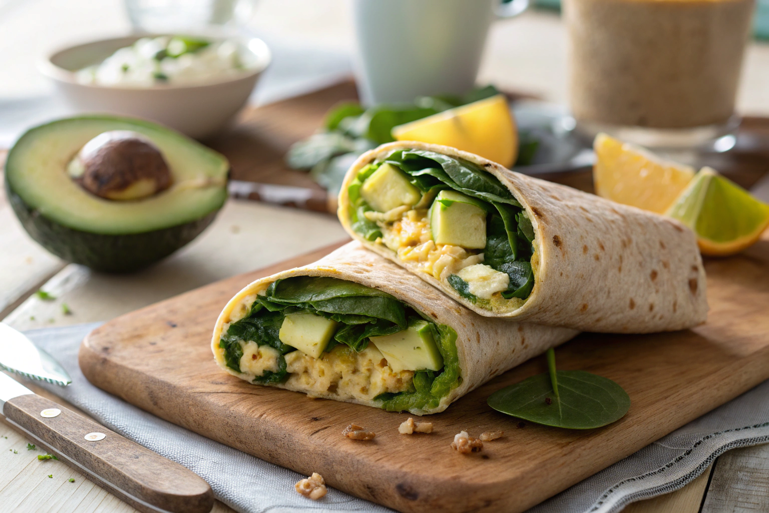 Avocado Breakfast Wrap Recipe – Fresh, Protein-Packed, and Ready in Minutes