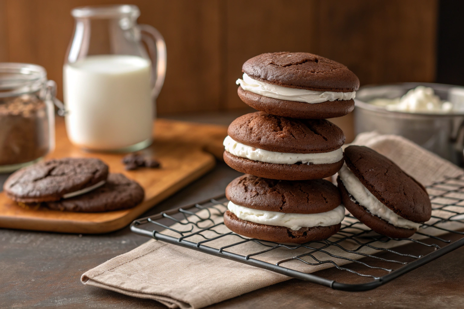 Classic Whoopie Pies Recipe – Soft, Chocolatey, and Creamy