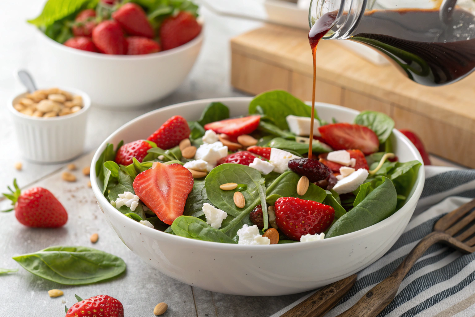 Spinach Strawberry Salad Recipe – Fresh, Bright, and Easy