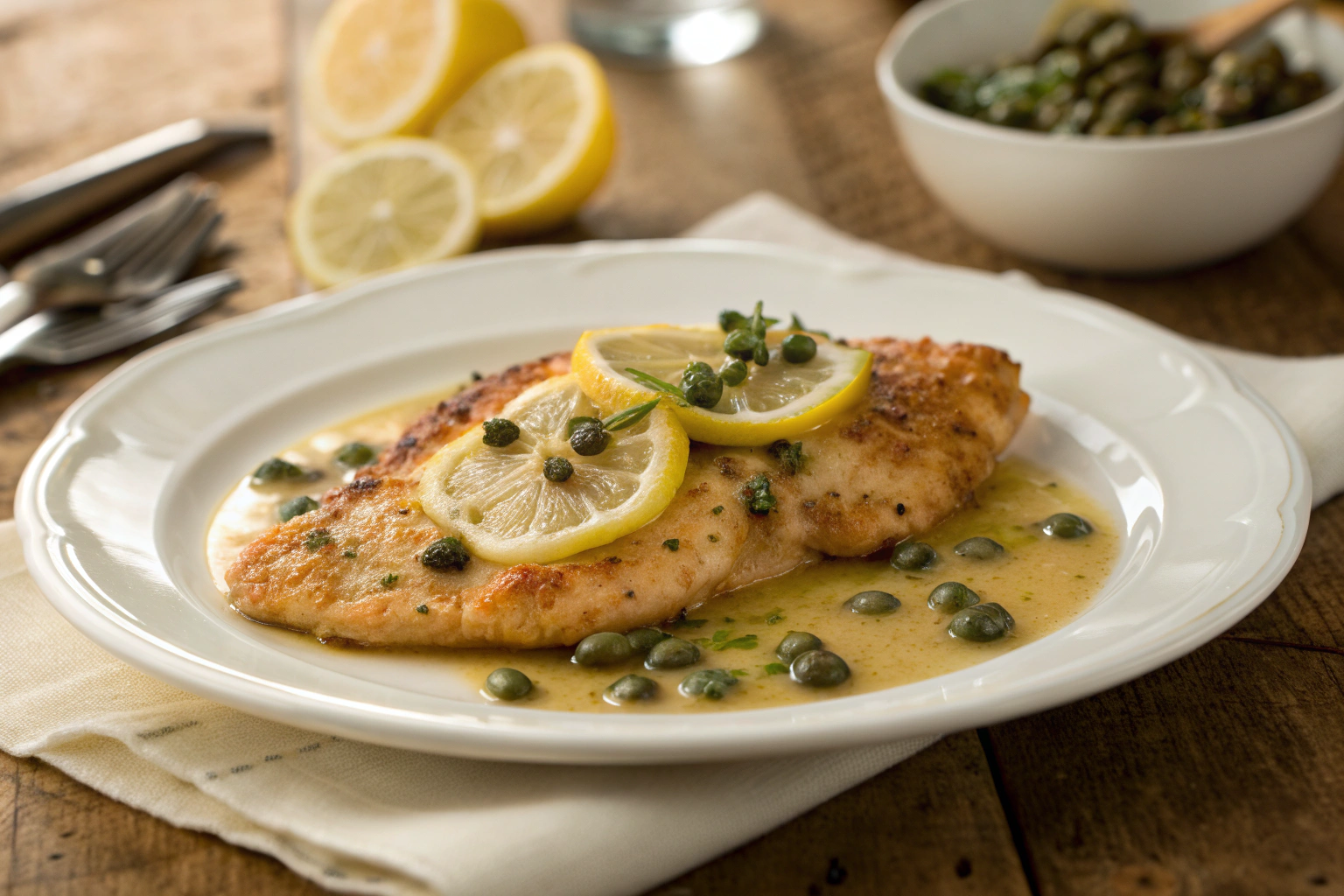 Chicken Piccata Recipe – Light, Lemony, and Perfect for Dinner