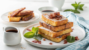 Crispy Maple Bacon Toast Sticks Recipe – Sweet, Crunchy, and Irresistible Morning Treat