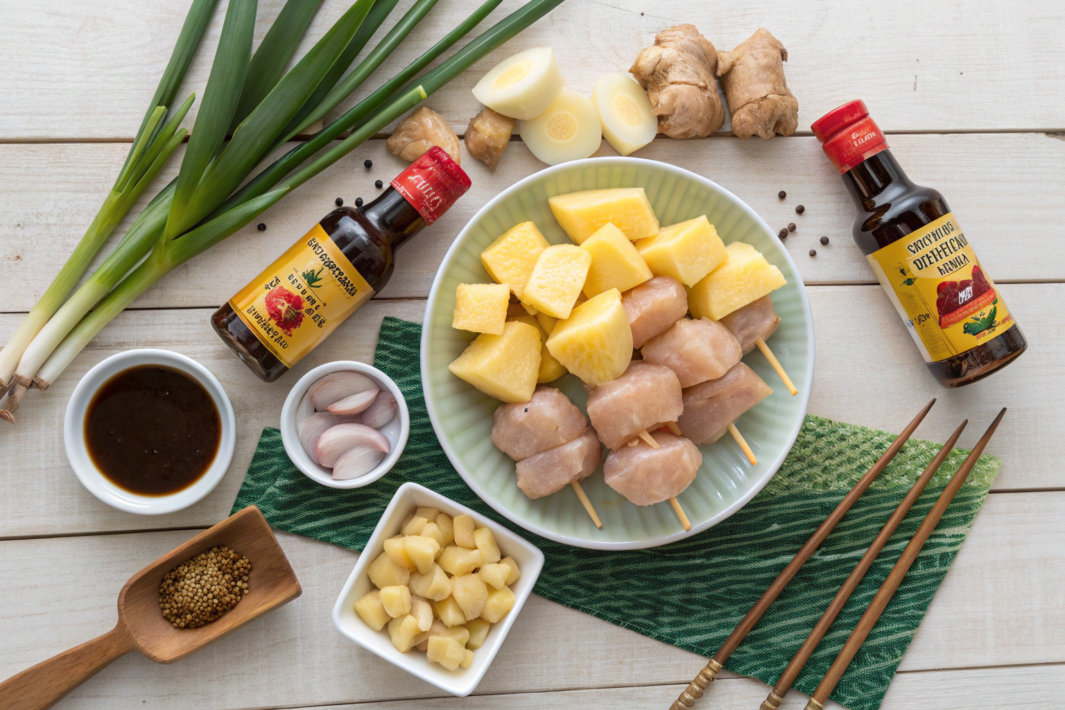 Pineapple-Glazed Chicken Kebabs: Sweet, Tangy, and Grilled to Perfection