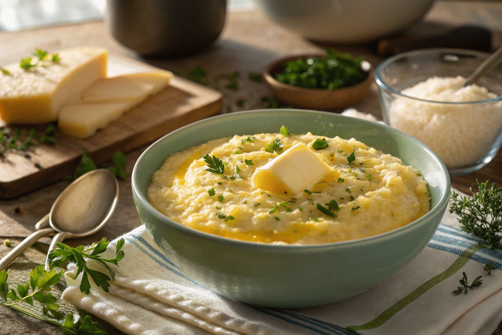 Grits with Cheese Recipe for a Creamy, Comforting Breakfast