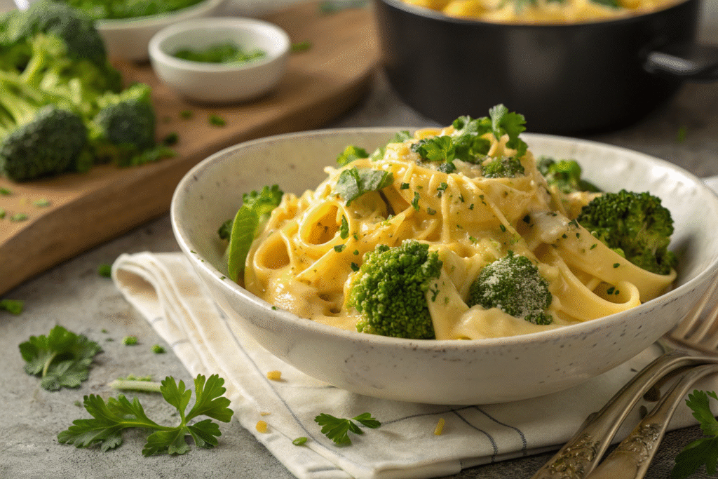 Broccoli Cheddar Pasta: Creamy, Cheesy, and Flavorful
