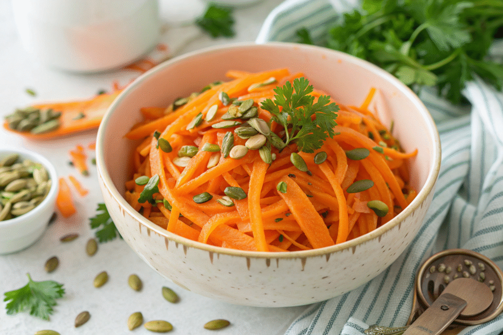 Fresh Carrot “Glow” Salad Recipe: Vibrant, Healthy, and Easy to Make