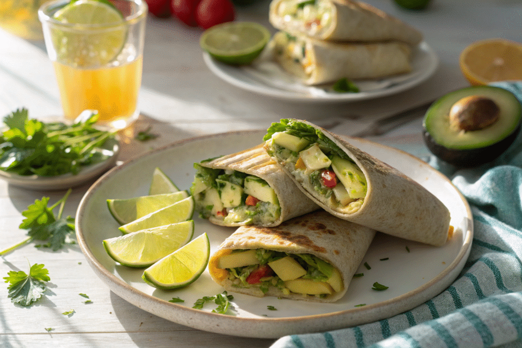 Avocado Breakfast Wrap Recipe – Fresh, Protein-Packed, and Ready in Minutes