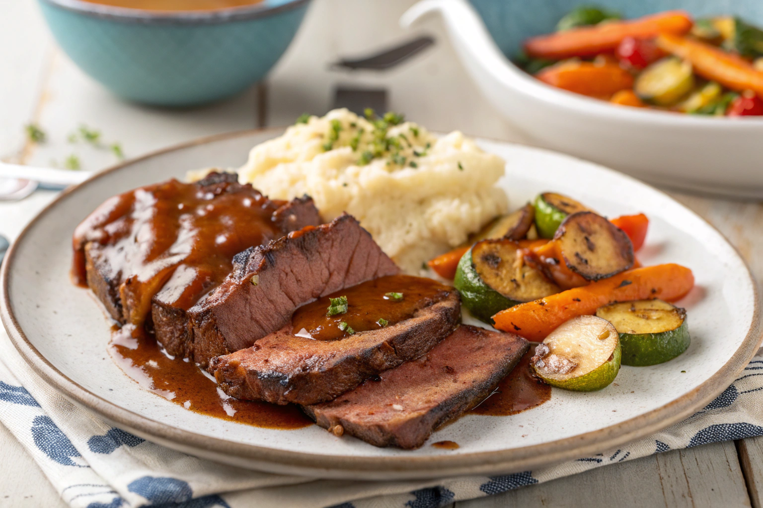 Beef Brisket with Gravy Recipe – Tender, Juicy, and Full of Flavor