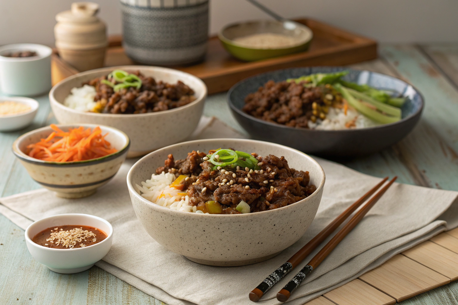 Flavor-Packed Ground Beef Bulgogi Bowl: A Quick and Easy Korean-Style Dinner
