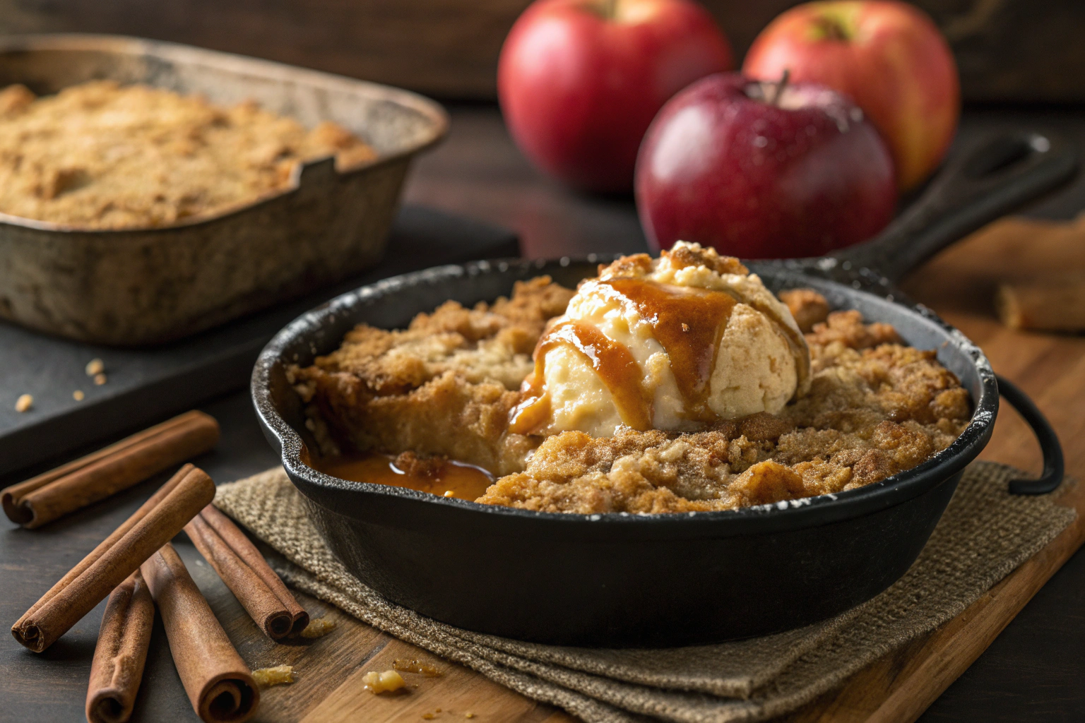 Warm Caramel Apple Crisp – The Ultimate Cozy Dessert